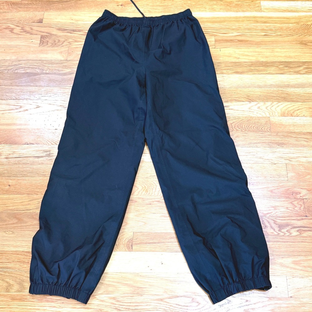 Marmot Vintage Gore-Tex Rain Pants Black Mens Medium Style 4501 Gorpcore Shell